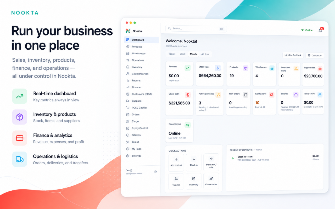 Run your business in one place